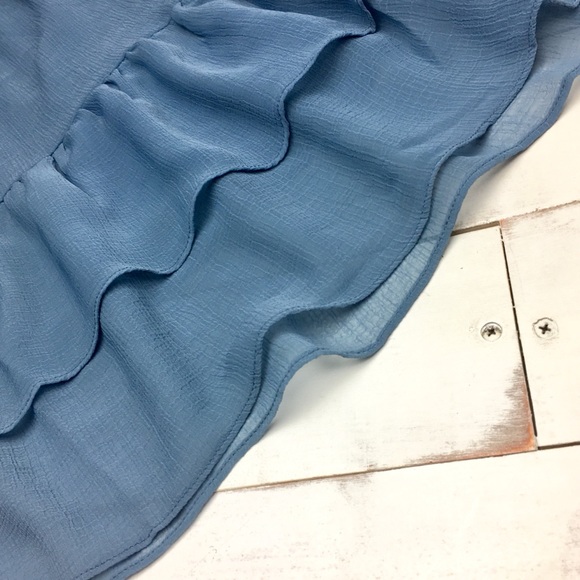 **TAKING DOWN 3/28 ** Baby Doll Blue Mini Dress - Picture 6 of 8